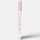 Waterverf Tropical Pink Flamingo Personaliseer naa Case-Mate iPhone Case (Achterkant / Rechts)