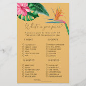 Waterverf tropical - Wat zit er in je tas spel (Voorkant)