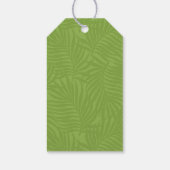 Waterverf Tropical Wedding Bedankt Green ID577 Cadeaulabel (Achterkant)