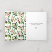 Waterverf Tropisch Afstuderen Foto Dank u Folie Wenskaart (Binnenlaag)