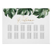 Waterverf tropisch en goudbruiloft perfect poster (Voorkant)