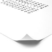 Waterverf tropisch en goudbruiloft perfect poster (Hoek)