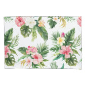 Waterverf Tropisch Floral Pattern Hoesje Kussensloop (Voorkant)