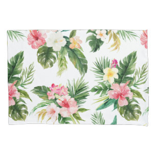 Waterverf Tropisch Floral Pattern Hoesje Kussensloop