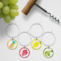 🍓🍷 Waterverf Tropisch fruit