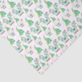 Waterverf Tropisch gnoomkostuum Tissuepapier (Detail)