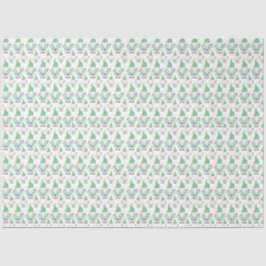 Waterverf Tropisch gnoomkostuum Tissuepapier