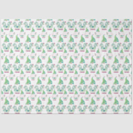 Waterverf Tropisch gnoomkostuum Tissuepapier