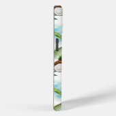 Waterverf Tropisch kokospatroon Case-Mate iPhone Case (Achterkant / Rechts)