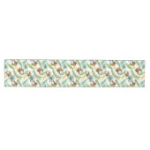 Waterverf Tropisch kokospatroon Medium Tafelloper (Horizontaal)