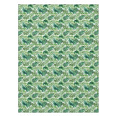 Waterverf Tropisch laat groene moderne Tafelkleed (Voorkant)