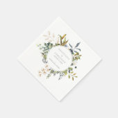 Waterverf Tropisch mengsel Servet (Hoek)