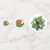 Waterverf Tropisch met Toucan Green ID577 Confetti (Achterkanten)