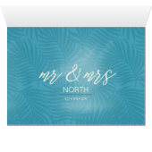 Waterverf Tropisch met Toucan Hartelijk dank Blauw (Binnen Horizontaal (Onder))