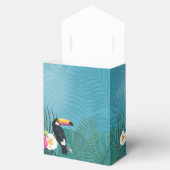 Waterverf Tropisch met Toucan Wedding Blauwgroen I Bedankdoosjes (Geopend)
