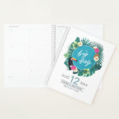 Waterverf Tropisch met Toucan Wedding Blauwgroen I Planner (Display)