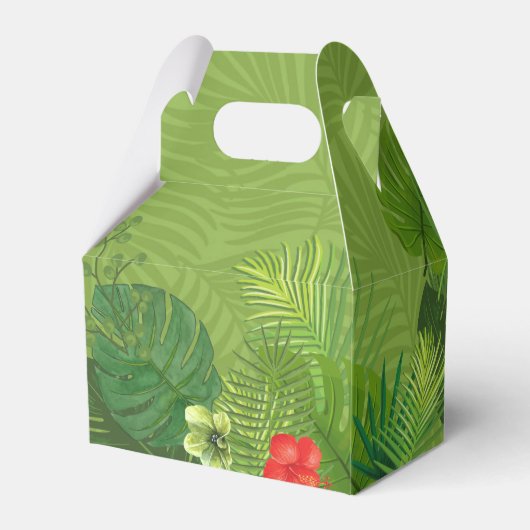 Waterverf Tropisch met toucans V2 Gr ID577 Bedankdoosjes (Achterkant)