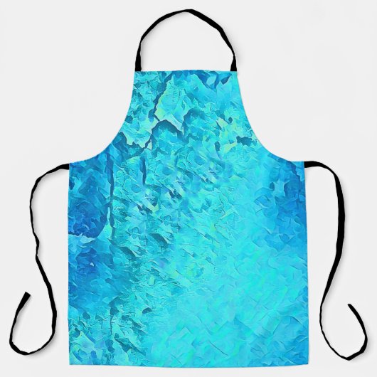 Waterverf Tropisch Oceaan Thema Schort (Voorkant)