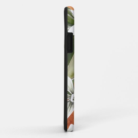 Waterverf Tropisch Oranje en bloemen Case-Mate iPhone Case (Achterkant/rechts)