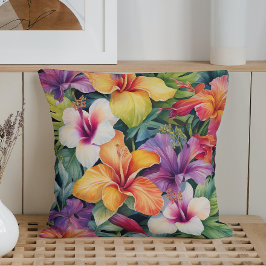 Waterverf Tropisch Paradijs Kussen