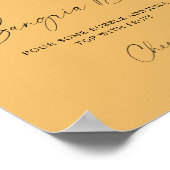 Waterverf tropisch vrijgezellenfeest - Sangria Bar Poster (Hoek)