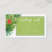 Waterverf Tropisch Wishing Goed V1 Groene ID577 Informatiekaartje (Voorkant)