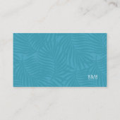 Waterverf Tropisch Wishing Well V2 Blauwgroen ID57 Informatiekaartje (Achterkant)