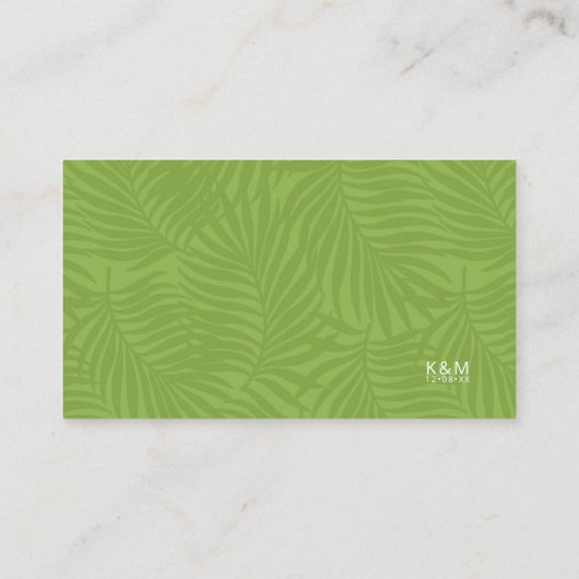 Waterverf Tropisch Wishing Well V2 Green ID577 Informatiekaartje (Achterkant)