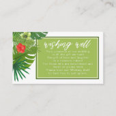 Waterverf Tropisch Wishing Well V2 Green ID577 Informatiekaartje (Voorkant)