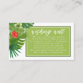 Waterverf Tropisch Wishing Well V3 Green ID577 Informatiekaartje (Voorkant)