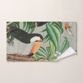 Waterverf Tropisch Woud & Toucan Vogels Bad Handdoek (Handdoek)