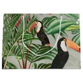 Waterverf Tropisch Woud & Toucan Vogels Groot Cadeauzakje (Voorkant)
