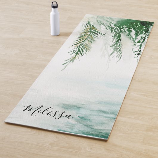Waterverf Tropische aangepaste naam Yogamat (In situ)