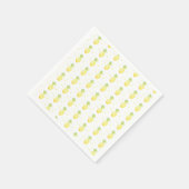 Waterverf Tropische Ananas Geometrische Herhaling Servet (Hoek)