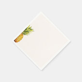 Waterverf Tropische Ananas Papier servet (Hoek)