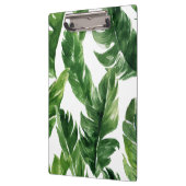 Waterverf Tropische Banaan Bladeren Patroon Klembord (Links)