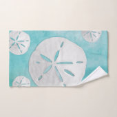 Waterverf Tropische beukenband en dollaire turquoi Bad Handdoek (Handdoek)