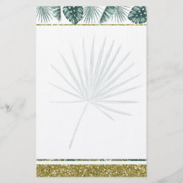  waterverf tropische bladeren briefpapier