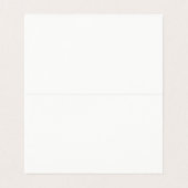 Waterverf Tropische Bladeren met Flamingo Kaart (Binnenkant ongevouwen)