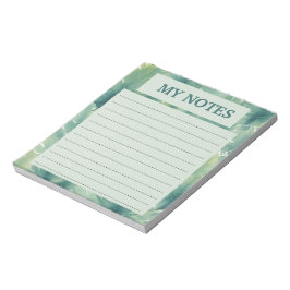 Waterverf Tropische bladeren Patroon Notitieblok