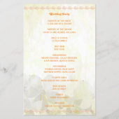 Waterverf Tropische bloemboudenprogramma (Achterkant)