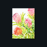 Waterverf Tropische bloemen Canvas Afdruk<br><div class="desc">Waterverf Tropische Bloemen Kunstenaar: Tim OToole</div>
