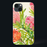 Waterverf Tropische bloemen Case-Mate iPhone Case<br><div class="desc">Waterverf Tropische Bloemen Kunstenaar: Tim OToole</div>