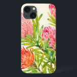 Waterverf Tropische bloemen Case-Mate iPhone Case<br><div class="desc">Waterverf Tropische Bloemen Kunstenaar: Tim OToole</div>