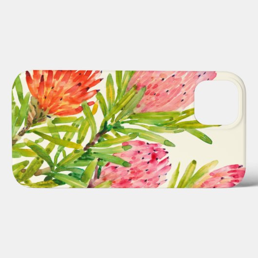 Waterverf Tropische bloemen Case-Mate iPhone Case (Achterkant (horizontaal))