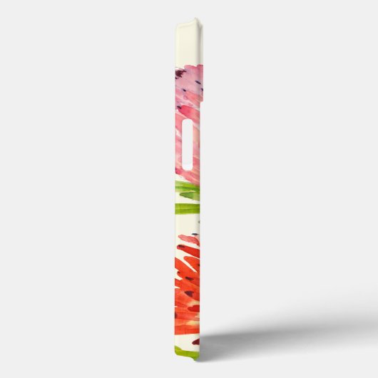 Waterverf Tropische bloemen Case-Mate iPhone Case (Achterkant / Rechts)