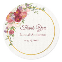 Waterverf Tropische bloemen en Grieks huwelijk