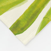 Waterverf Tropische bloemen Fleece Deken (Hoek)