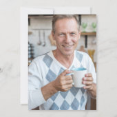 Waterverf Tropische Bloemen Pensioen Party Foto Kaart (Achterkant)