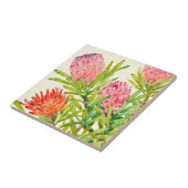 Waterverf Tropische bloemen Tegeltje (Zijkant)